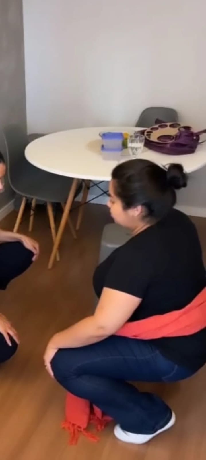 Encontro de preparação com gestante